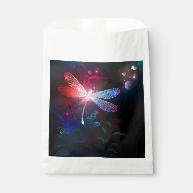 Sacolinha Dragonfly vermelha (Frente)