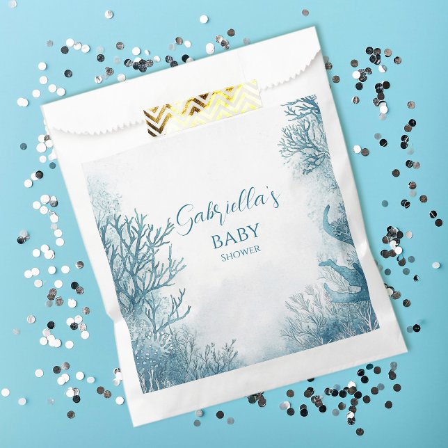 Sacolinha Dreamy Blue sob o Chá de fraldas do mar (Criador carregado)