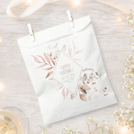 Sacolinha Dreamy Foliage Wedding Blush Pink ID817