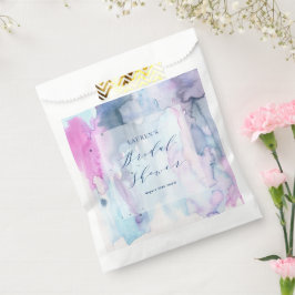 Sacolinha Dreamy Spring Watercolor Bridal Shower Favor Bag