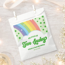 Sacolinha Duas Festas do segundo aniversário Arco-Íris de So