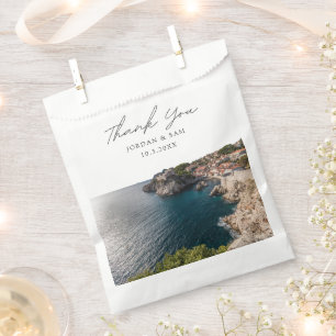 Sacolinha Dubrovnik Wedding Favor Croata Obrigado Foto