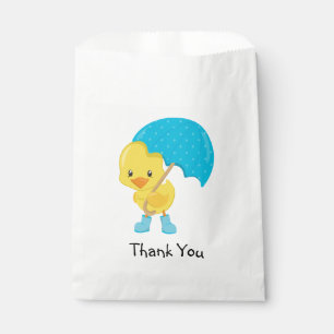 Sacolinha Ducky com obrigado do guarda-chuva você