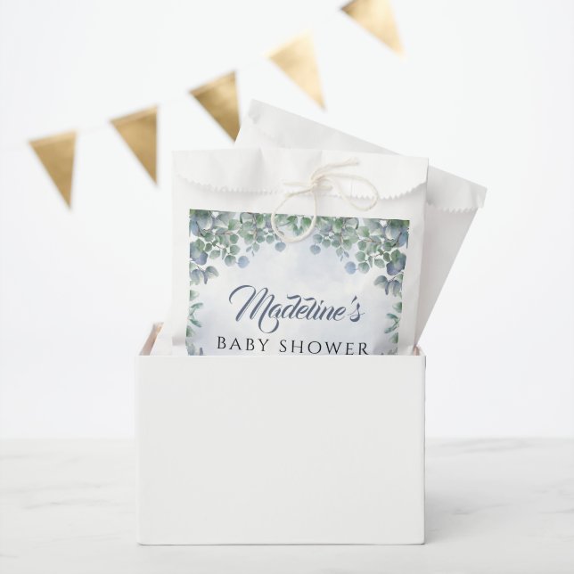 Sacolinha É um Chá de fraldas das Flores do Boy Greenery (Festa)