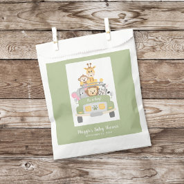 Sacolinha É um Chá de fraldas Safari Garoto Obrigado