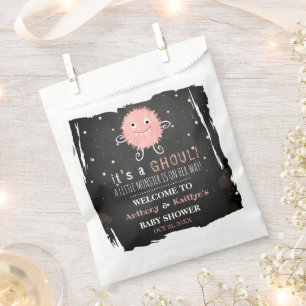 Sacolinha É um Ghoul! Chá de fraldas de Halloween de Monst