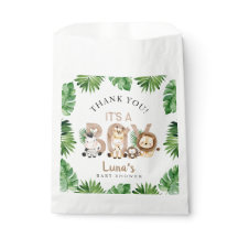 É um Livro de Chás de fraldas sobre Tema da Selva