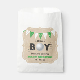 Sacolinha É um menino! Chá de fraldas de Golf Themed Co-ed