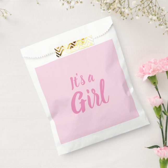 Sacolinha É uma Garota, rosa claro, revelação de gênero (Selado)