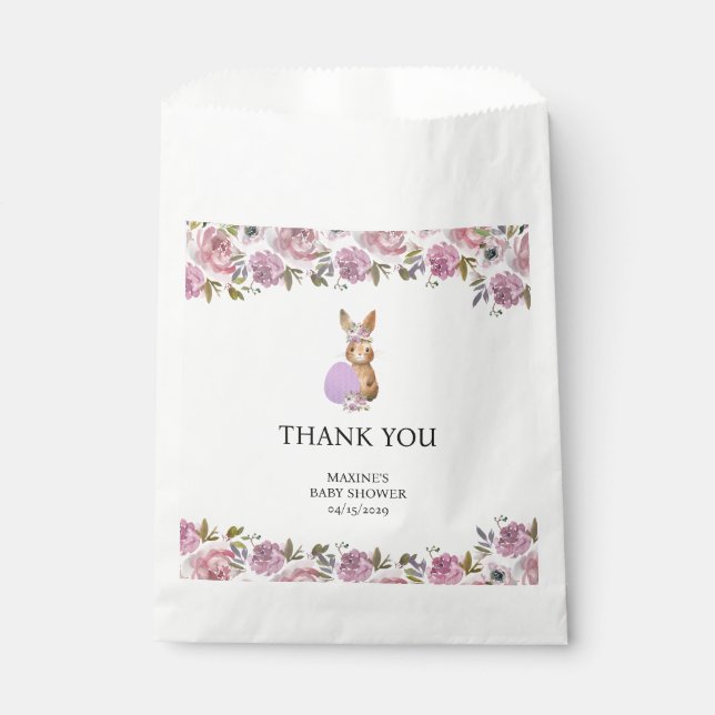 Sacolinha Easter Baby Shower Favor  (Frente)