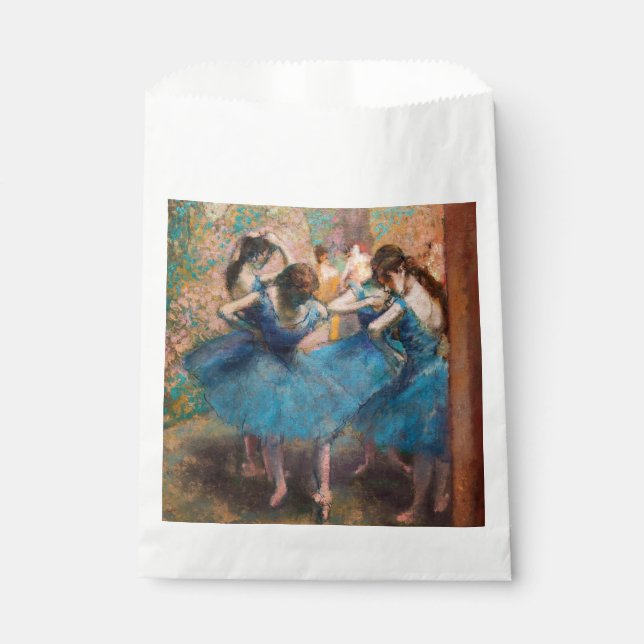 Sacolinha Edgar Degas - Dançarinos em azul (Frente)