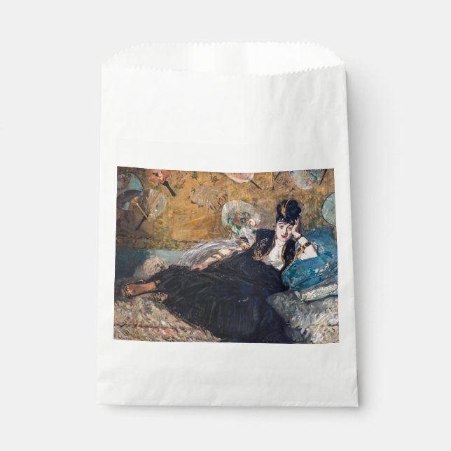 Sacolinha Edouard Manet - Senhora com ventiladores (Frente)