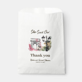 Sacolinha Ela Disse O Chá de panela De Paris Brunch Parisien