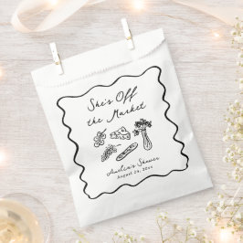 Sacolinha Ela está fora do mercado e desenha a mão branca