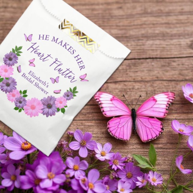 Sacolinha Ele Faz Seu Coração Bater Asa Bridal Shower (Criador carregado)