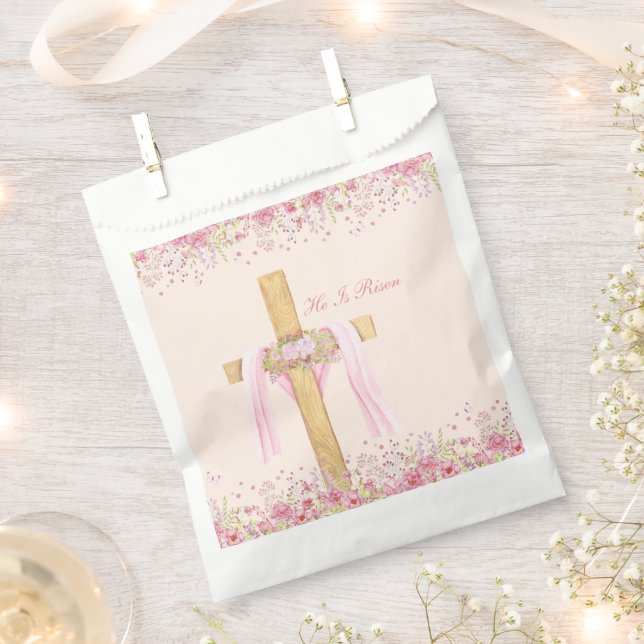 Sacolinha Ele Ressuscitou Christian Páscoa Personalizado (Cortado)