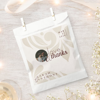 Sacolinha Elegant Classic Chic Damask Photo Wedding