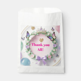 Sacolinha Elegant Pastel Quinceañera Favor Bags with balloon