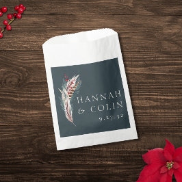 Sacolinha Elegante Boho Rústico Pampas & Verde Pinho Bege Ve