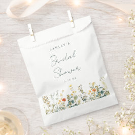 Sacolinha Elegante Chá de panela de flor selvagem