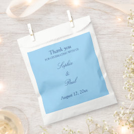 Sacolinha Elegante Cornflower Blue Weding Bolsas Favoráveis