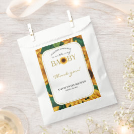 Sacolinha Elegante "Nosso Pequeno Girassol" Chá de fraldas M