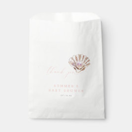 Sacolinha Elegante Pequeno Chá de fraldas De Pérolas Obrigad