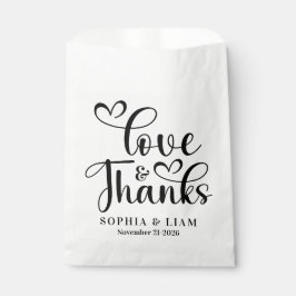 Sacolinha Elegante Roteiro Amor e Agradecimento Casamento