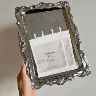 Sacolinha Elegante Verificado Convidado do Casamento vintage