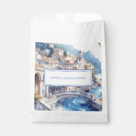 Sacolinha Elegante Vista da Costa Amalfitana Itália