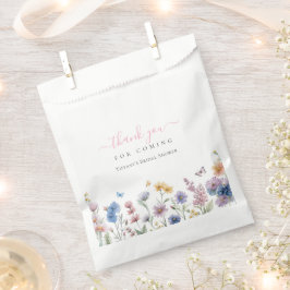 Sacolinha Elegante Watercolor Chá de panela de Flores Selvag