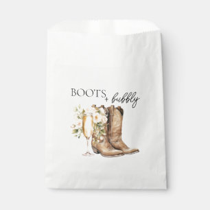 Sacolinha Elegantes Botas e Brinde de Chás de Noiva Espumant