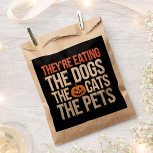 Sacolinha Eles Estão Comendo Os Cães Os Gatos Os Animais de