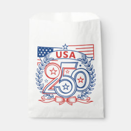 Sacolinha Emblema Comemorativo Patriótico USA 250 Design