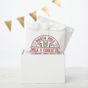Sacolinha Empresa de bolachas de Natal Favor Bag