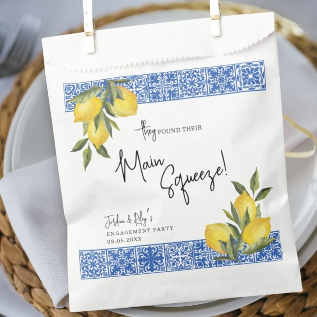 Sacolinha Encontre o Squeeze Principal Limão & Azul Telha No (Criador carregado)