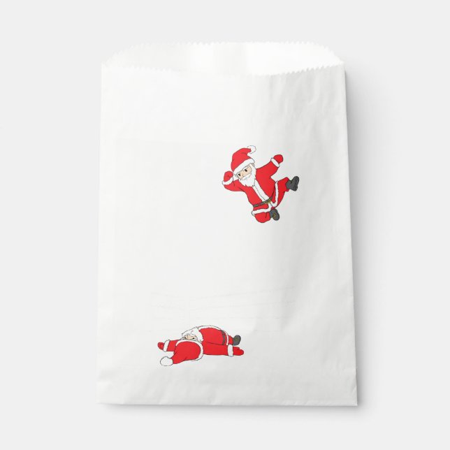 Sacolinha Engraçado Inglês Cachorro Cachorro Árvore Noite Xm (Frente)