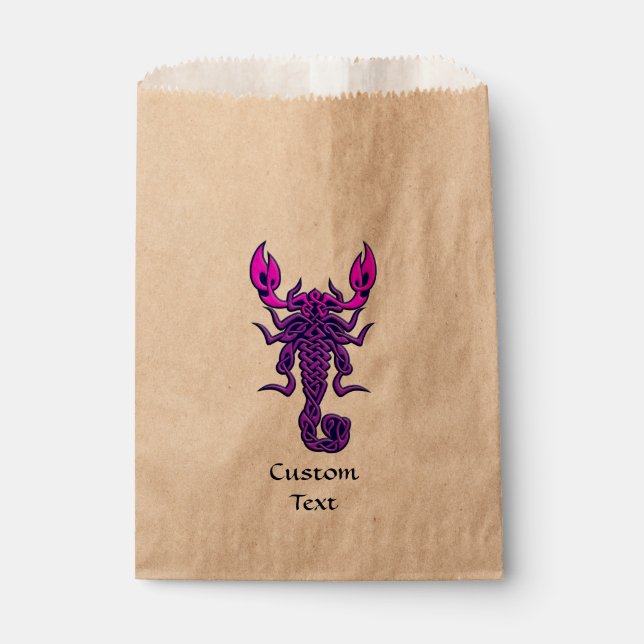 Sacolinha Escorpião Celta Roxo (Frente)