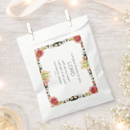 Sacolinha Escritura Salm 9, Floral