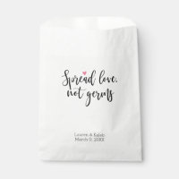 Espalhar Amor Não Germes Bolsas Favoráveis De Casa