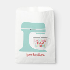 Sacolinha Espírito de Confeitaria Retro Pastel Natal Brilhan