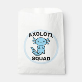 Sacolinha Esquadrão de Axolote fofo engraçado personalizável