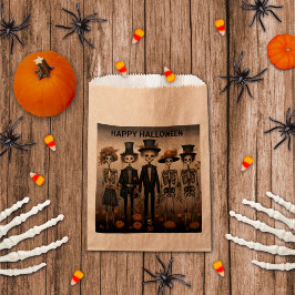Sacolinha Esqueletos de Halloween de Goody Treat Bag