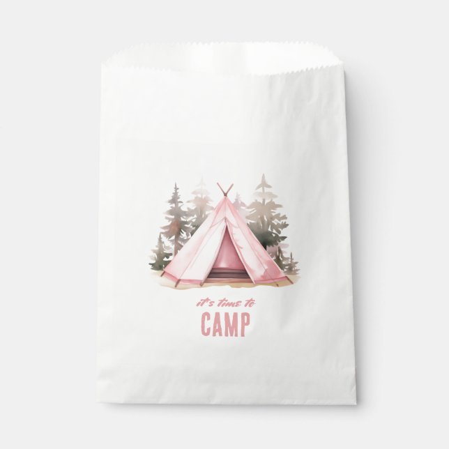 Sacolinha Está na hora de acampar com o favorito (Frente)