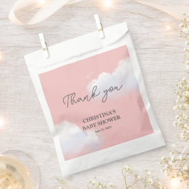 Sacolinha Estamos no Chá de fraldas Cloud 9 Pink Girl Obriga