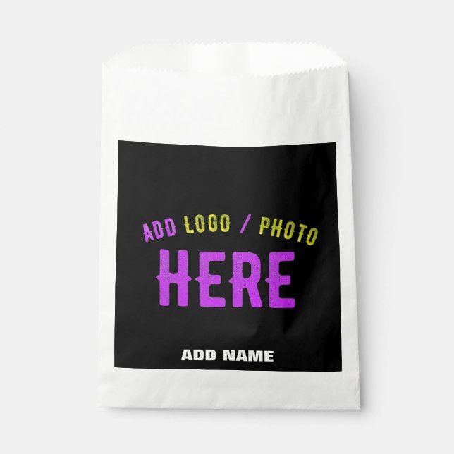 SACOLINHA ESTILO MODERNO PERSONALIZÁVEL PRETO VERIFICADO COM (Frente)