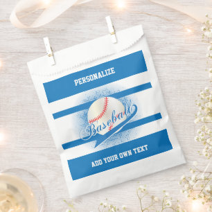 Sacolinha Estilo ⚾ Retro Baseball Azul