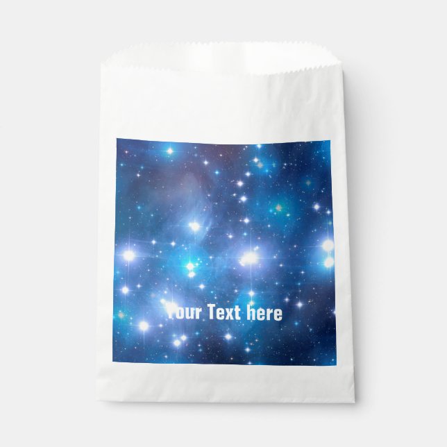 Sacolinha Estrelas do Universo Azul + suas ideias (Frente)