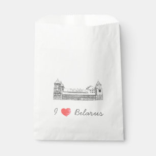 Sacolinha Eu Amo A Arquitetura Do Castelo De Belarus Mir М и