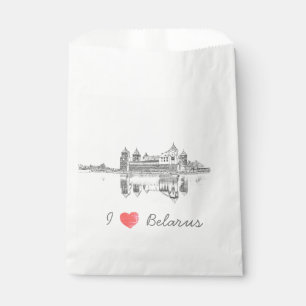 Sacolinha Eu Amo A Arquitetura Do Castelo De Belarus Mir М и